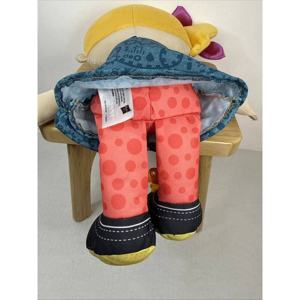 Hasbro Playskool Dressy Kids Girl Stuffed Doll Learn‎ To Dress Zip Buckle 12